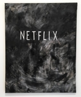 Netflix 2016 Acrylic on raw canvas